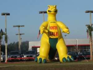 Inflatable monster